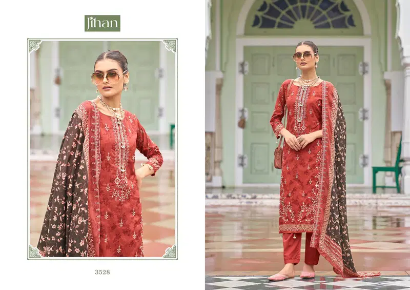 Bin Saeed Lawn Collection Vol 15 By Jihan Pakistani Salwar Suits Orders In India